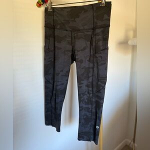 Lululemon Fast and Free Crop II 19" *Non-Reflective